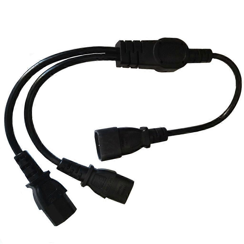 Single C14 to Multiple C13 Power Wire Y Type Splitter Adapter Extension Cable