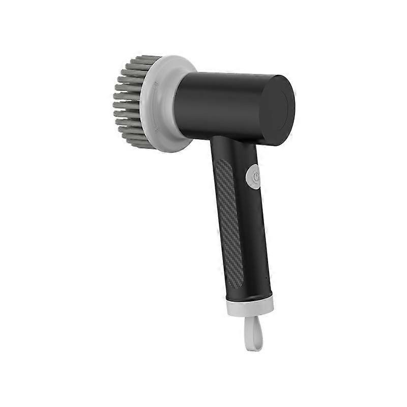 Black Cordless Waterproof Handheld Electric Cleaning Brush