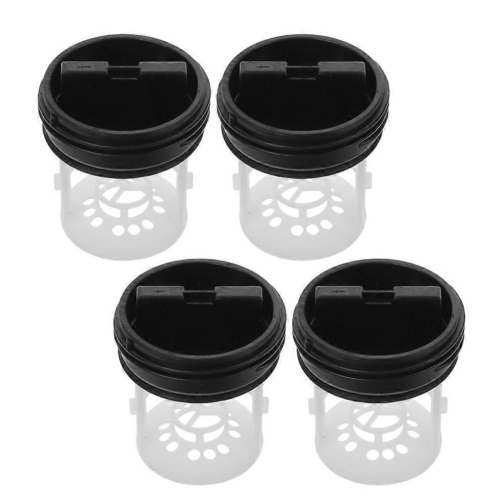 Drain Plug Filter Washing Machine Parts Clog Prevention Filtration Roller Drum Washer 4Pcs