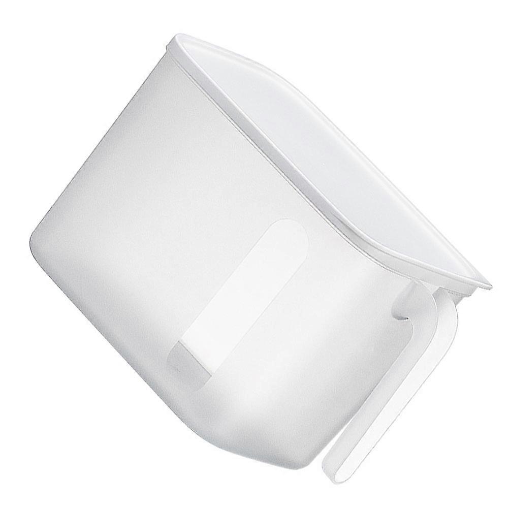 White Kitchen Storage Box with Lid Sealing Design for Food and Snacks Storage Made of PP Material
