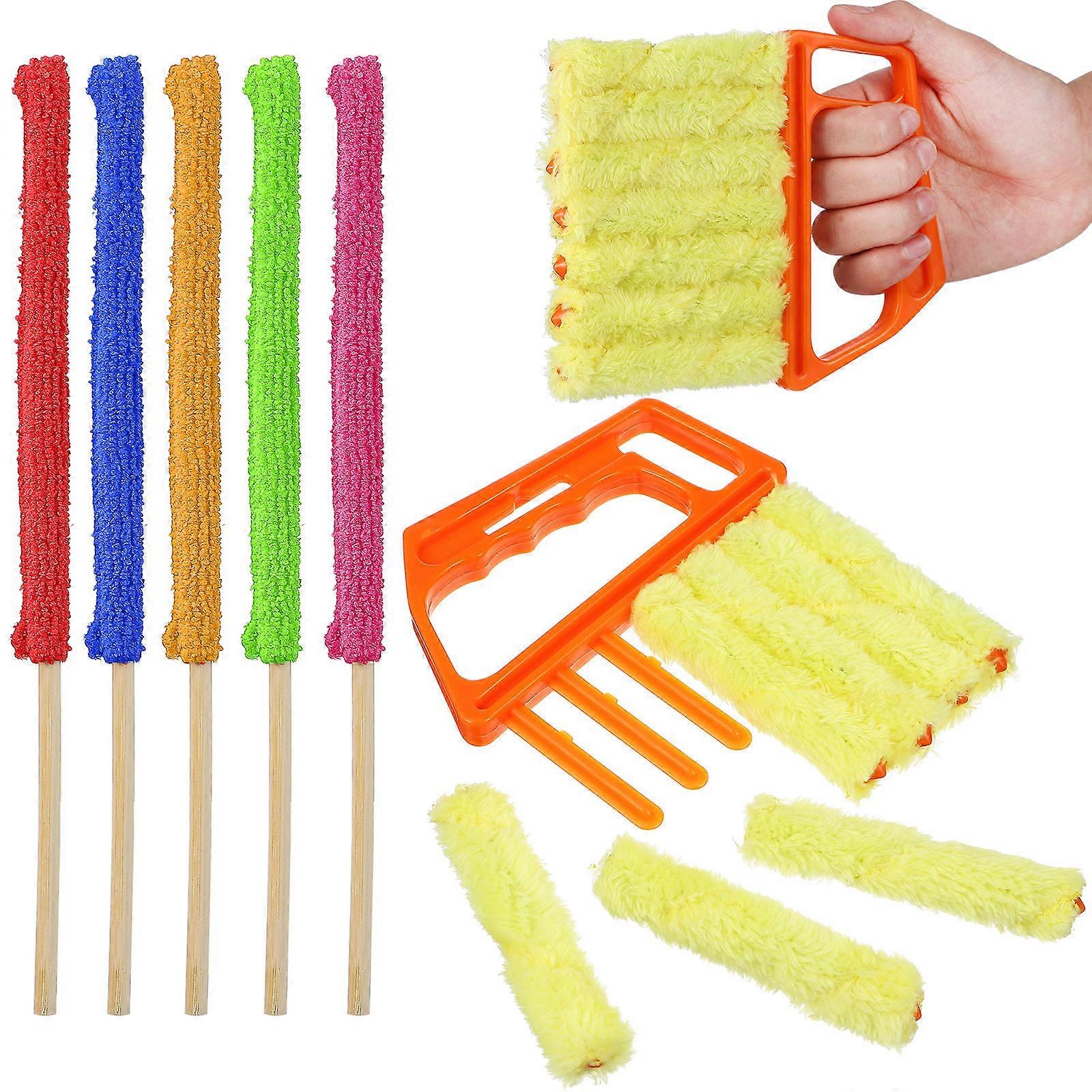 Blind Cleaner Duster Tool with Microfiber Sticks for Cleaning Windows Blinds and More 1 Set