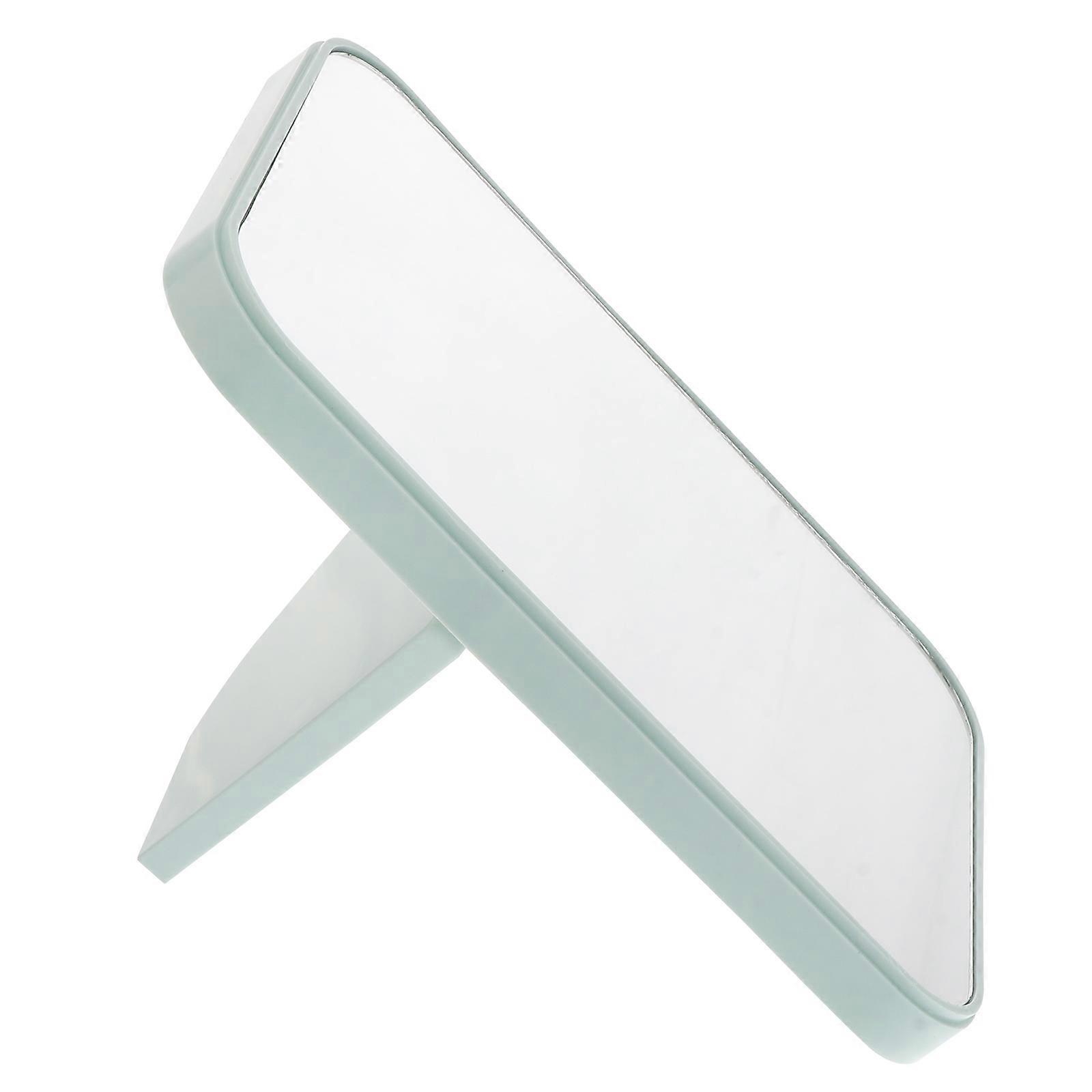 Portable Foldable Makeup Mirror – Compact Light Green Cosmetic Mirror for Travel, High Definition Surface, Unisex Design