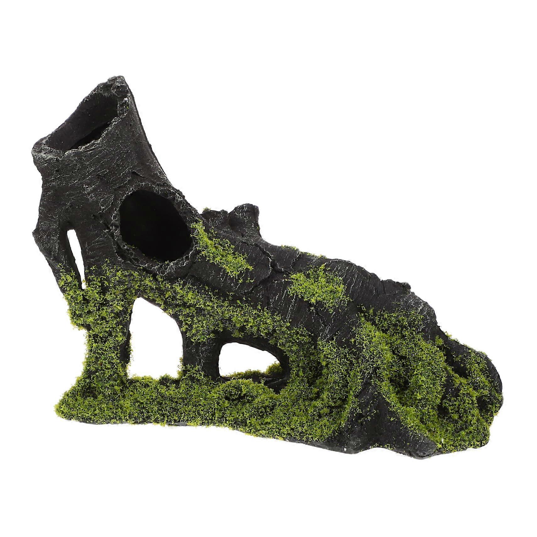 Artificial Tree Root Decoration for Aquariums, Durable Colorfast Hideout for Small Fish and Shrimp, Natural Look