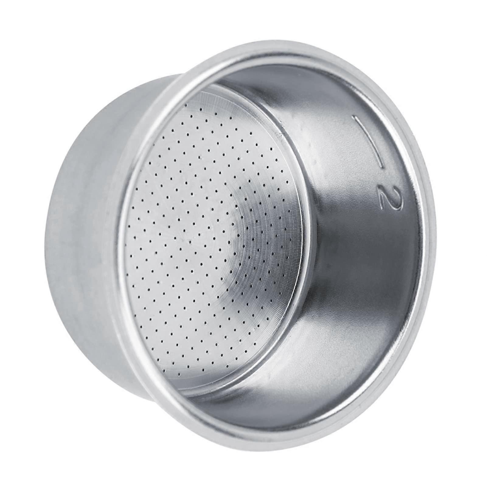 Longlasting stainless steel nonpressure coffee filter basket sieve, rustresistant and portable coffee grounds, ideal for coffee connoisseurs.
