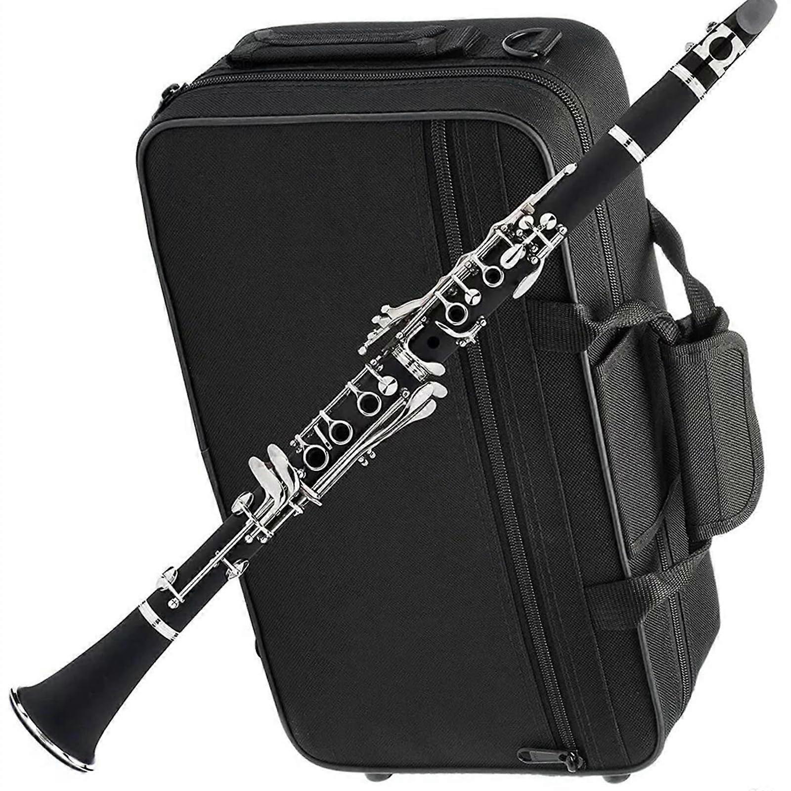 Neusilber 17Key Clarinet in BFlat Professional Instruments Clarinet Black Pipe