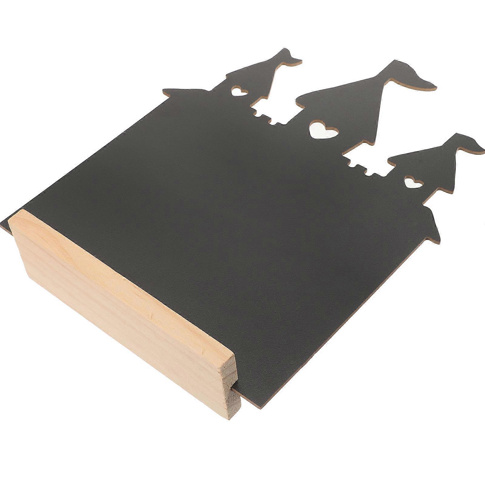 Chalkboard Sign Wooden Tabletop Chalkboard Sign Base Support Desk Chalkboard Sign