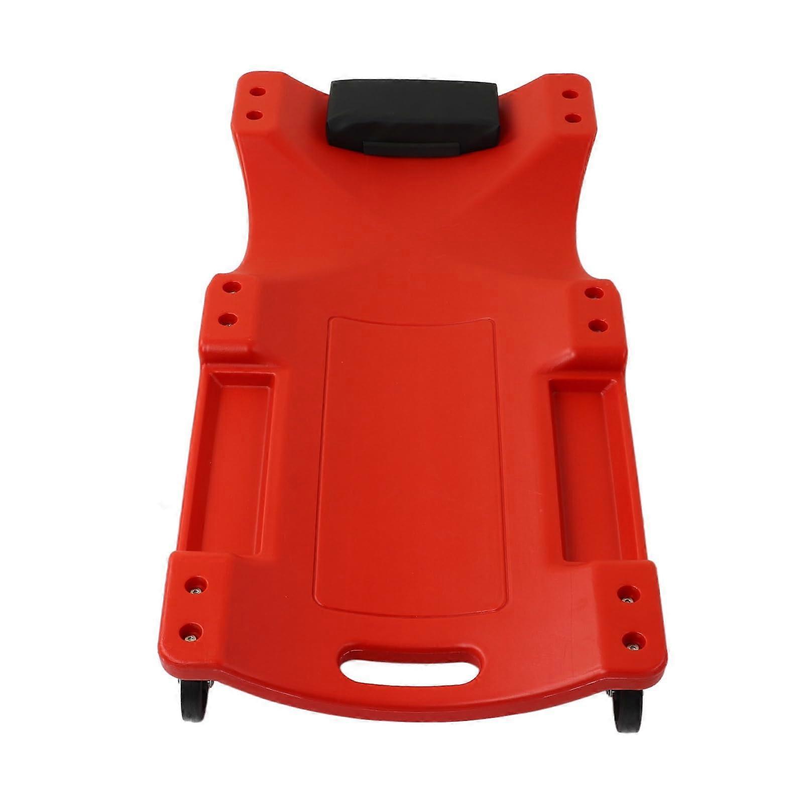 Car Lounger, 200kg Load Capacity, Professional PE Material, Padded Headrest and LED Light, 6 Rotatable Wheels for Universal Cars