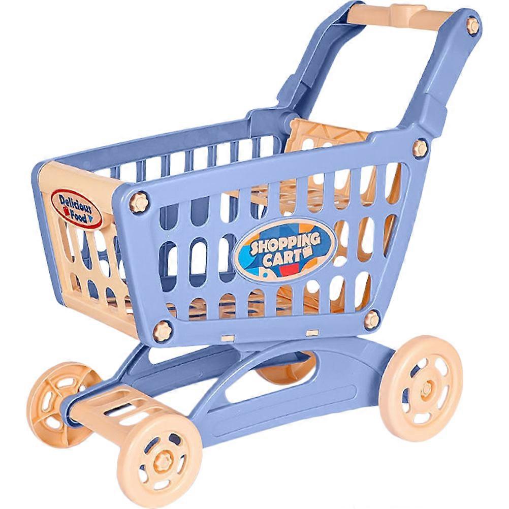 Mini Grocery Cart Simulation Cart Ideal For Kids 18.5X16.5X9.4in Lightweight Design 1Pcs