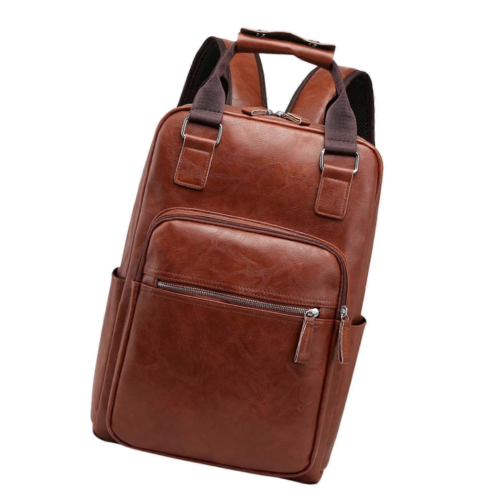 Drum Sticks Bag Portable Lightweight Drumstick Holder Travel Laptop Backpack for Drummers, Light Brown Color
