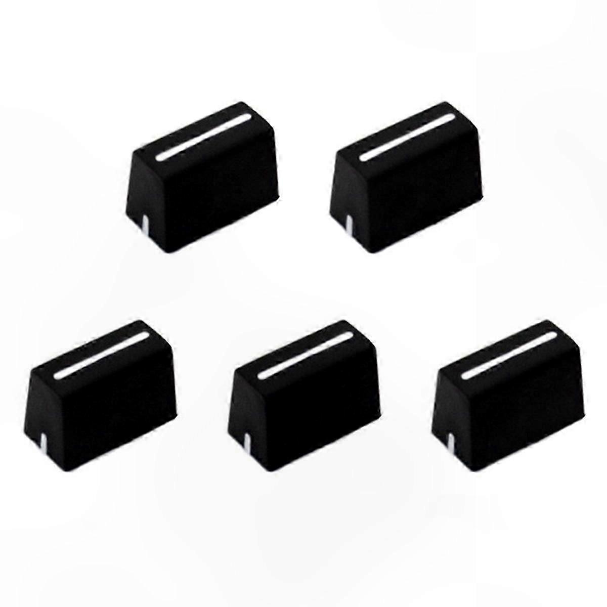 5-Pack Universal Fader Knobs for Straight Slide Potentiometers