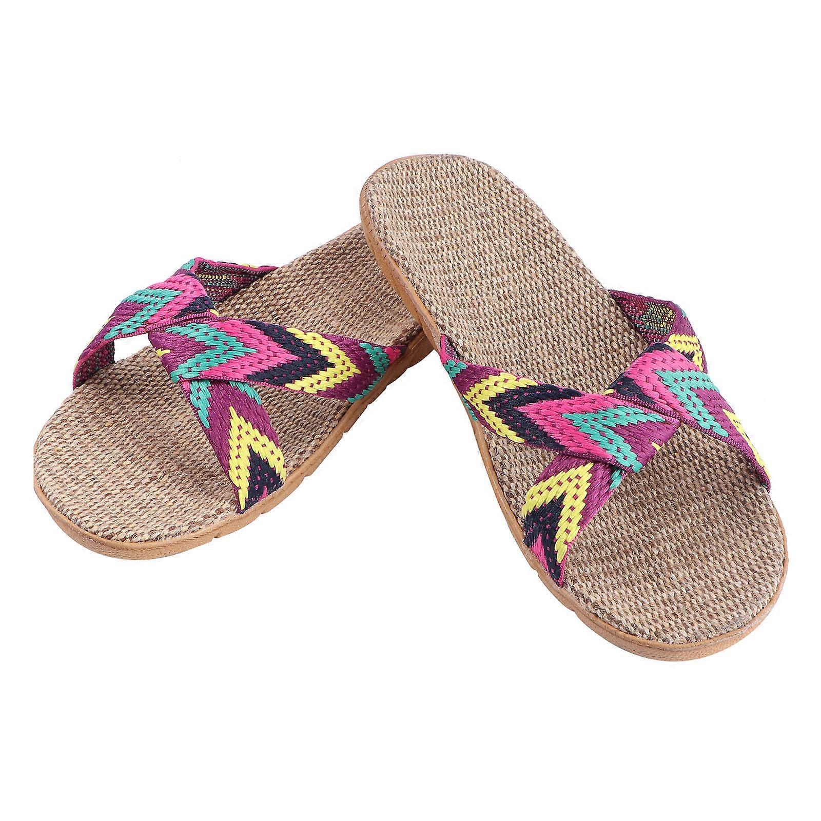 Breathable Summer Slippers for Men Women Household Indoor Use Lightweight 1 Pair