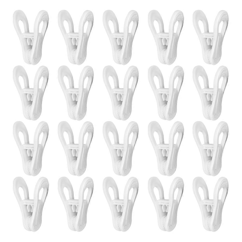 ABS Plastic Clothes Clips for Hanging Clothes Securely 30Pcs Set