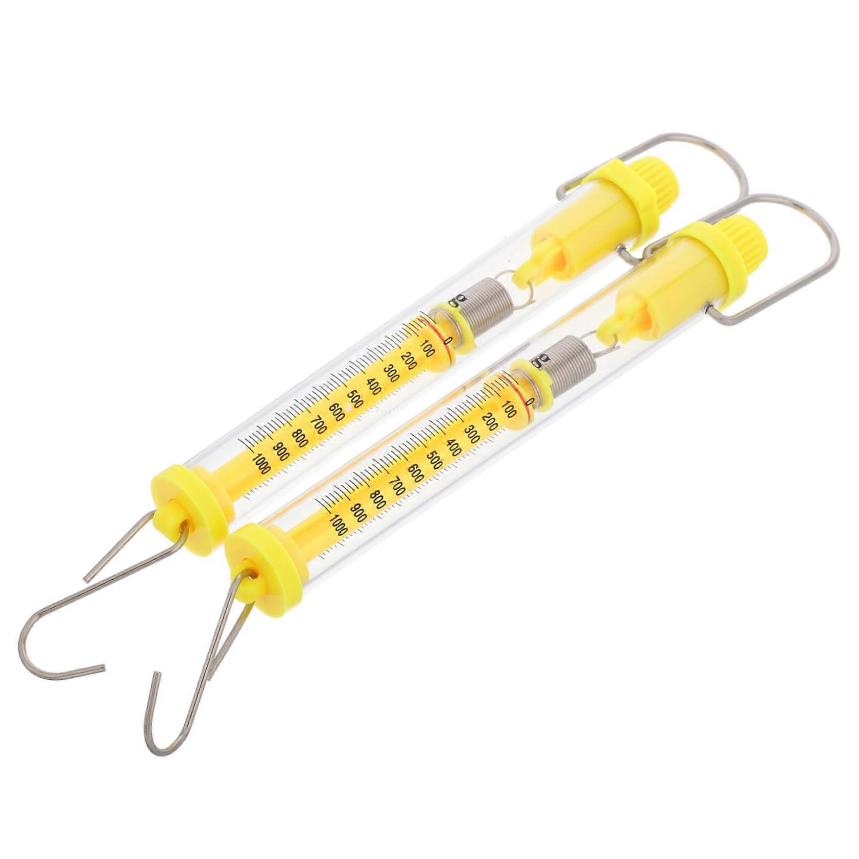 2 x Dynamometer Teaching Material Newton Spring Scales