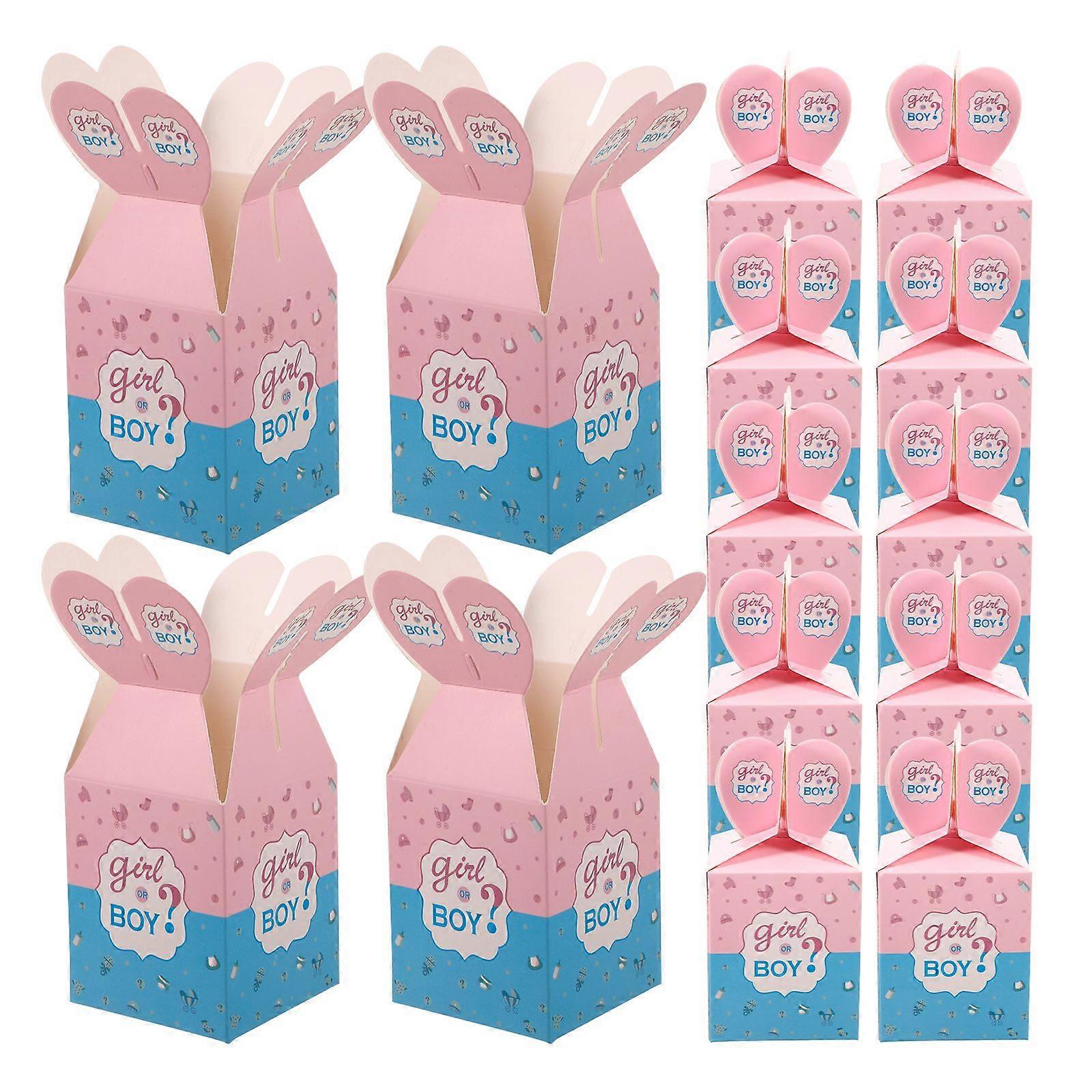 50pcs Reusable Candy Boxes Themed Party Present Cases Multi-function Chocolate Boxes