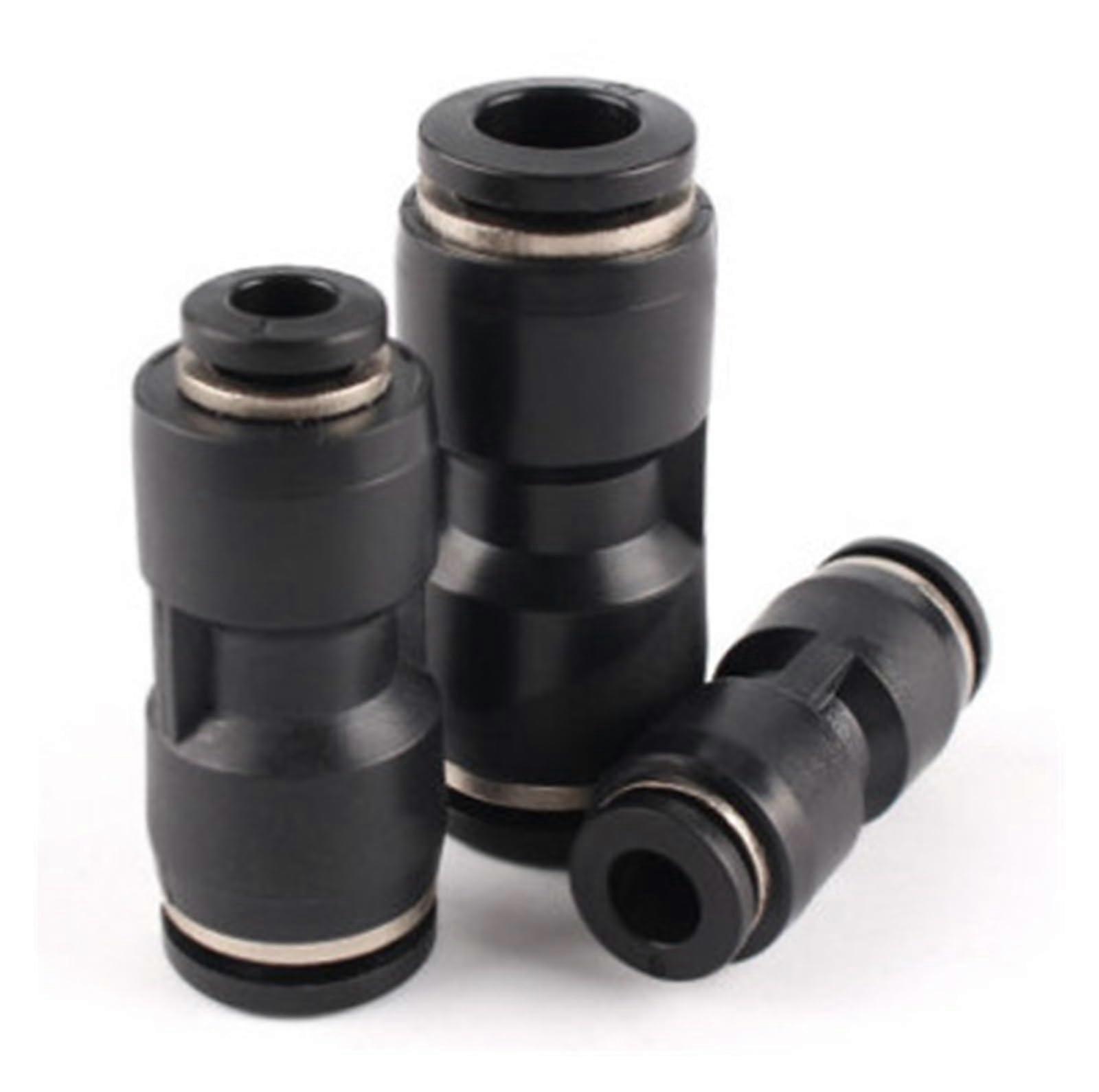 PG6-4 PG8-4 PG8-6 PG10-6 PG10-8 PG12-8 PG12-10mm Straight Union Reducer Fitting for Pneumatic Push to Air Tubing