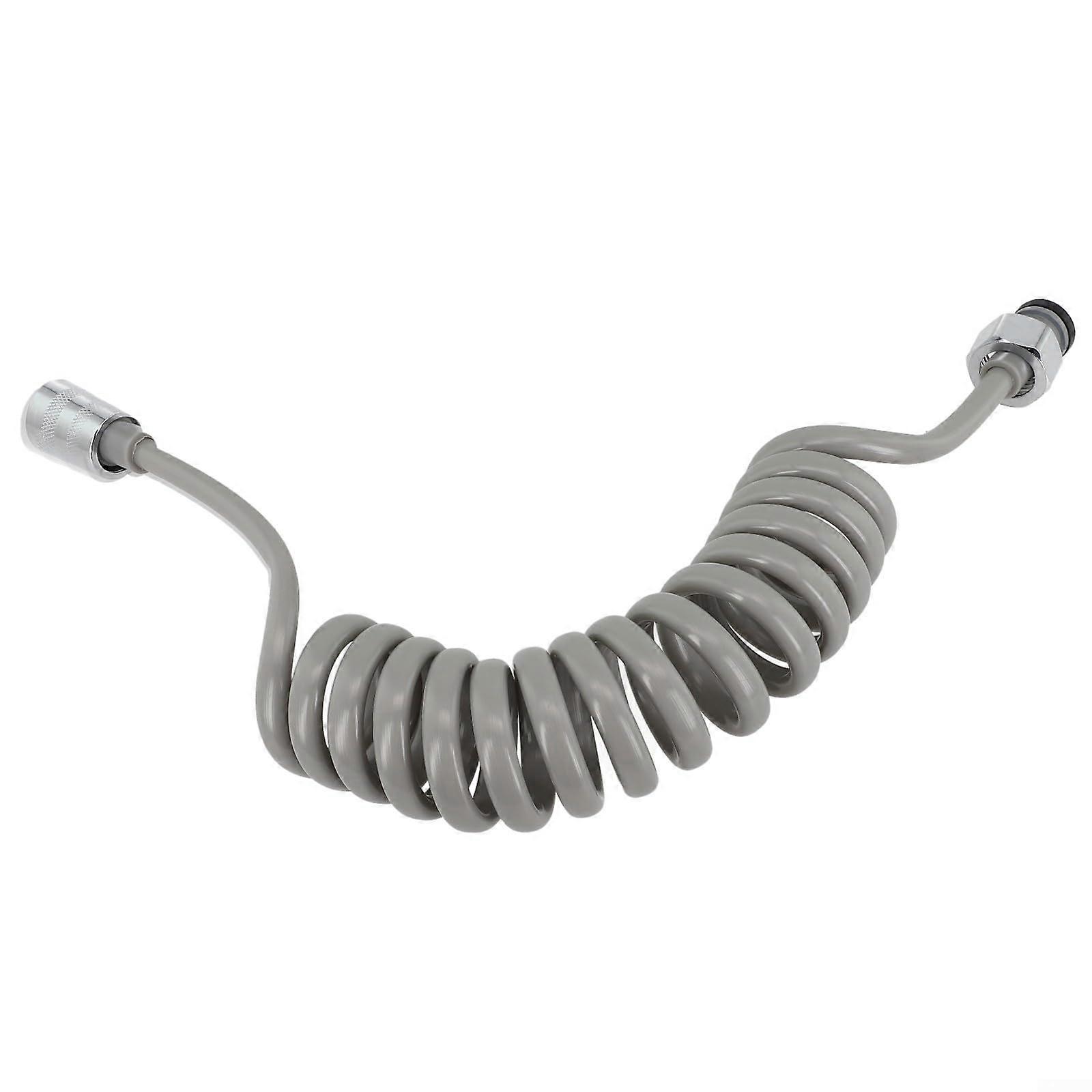 The simplified use of the flexible spring shower hose makes it an essential addition to any modern bathroom (gray, 2 m).