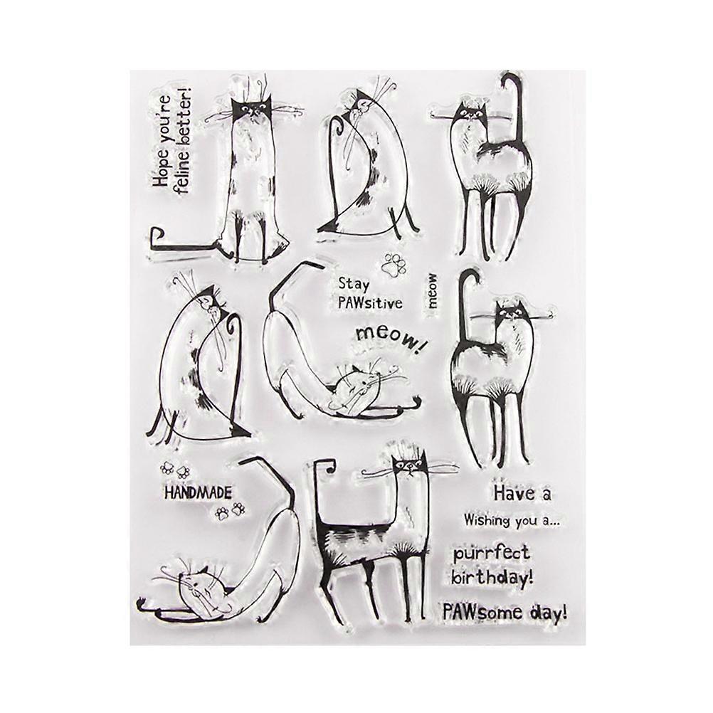 DIY Craft Clear Stamp Transparent Seal Stamps For Journal Decor 11 X 15 X 0.5Cm 1Pack