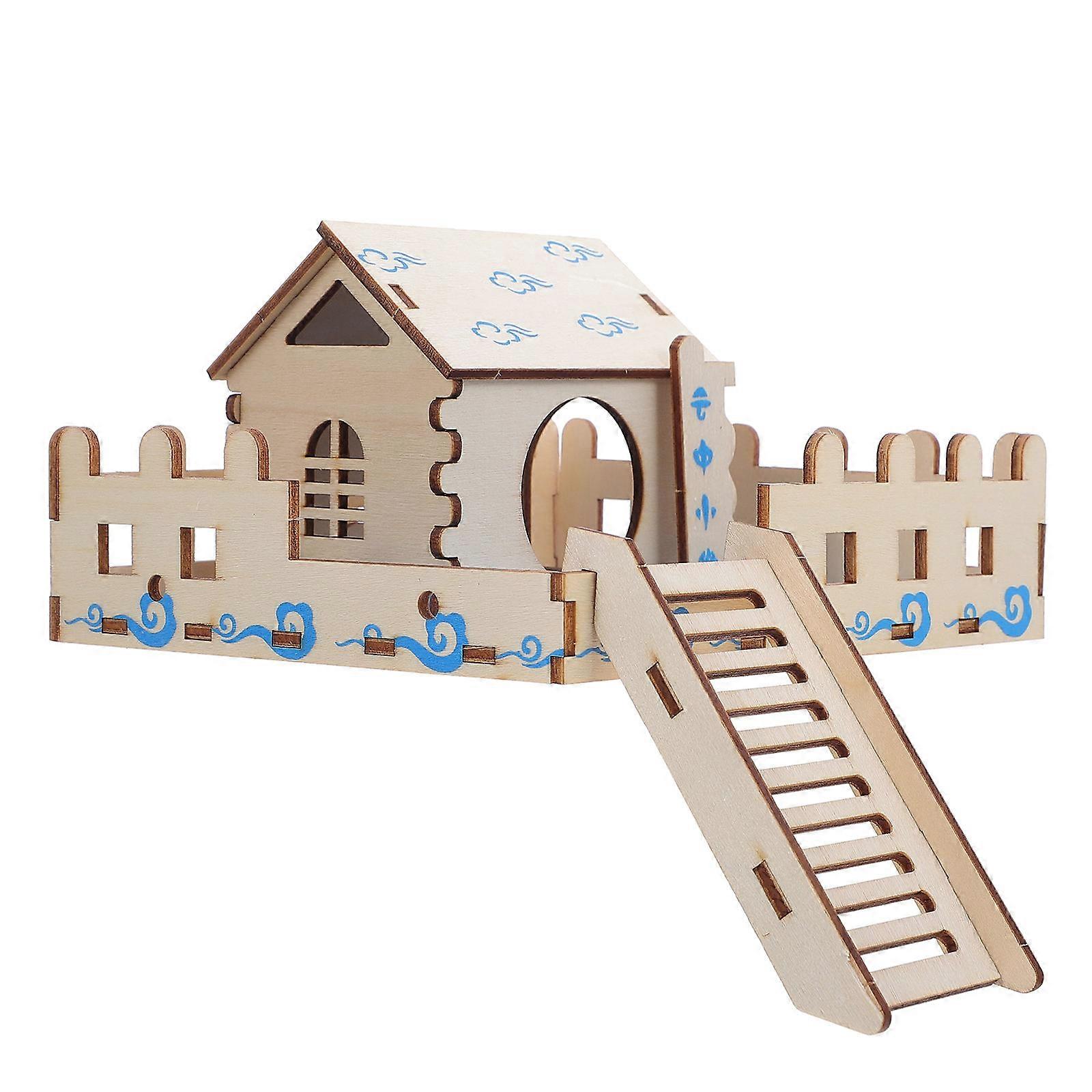 Hamster Ladder Toy For Indoor Play Small Animal Owners 16X14X7.5Cm Climbing Toy 1Set
