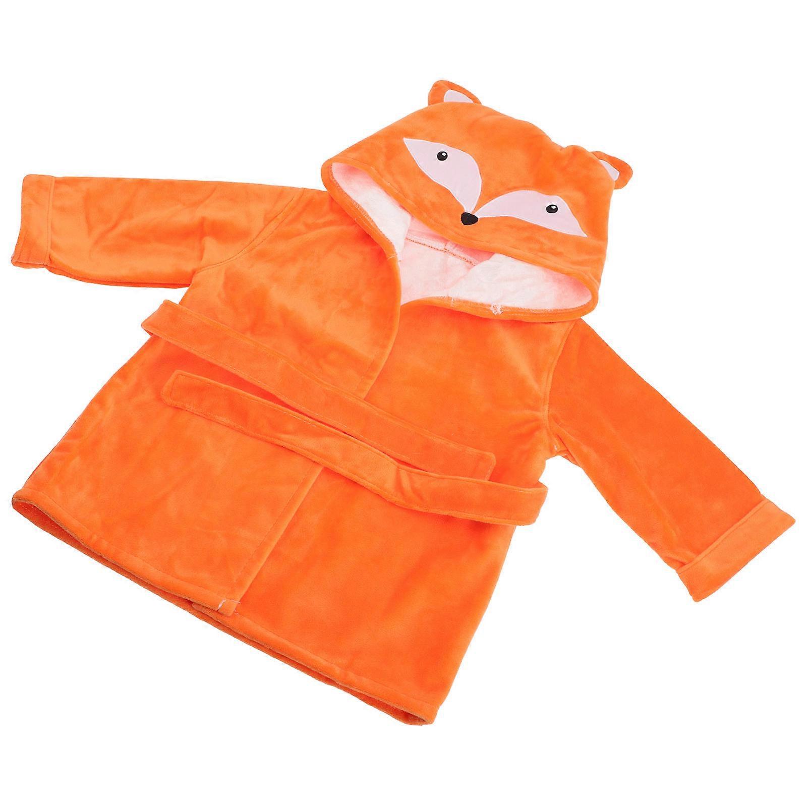 Hooded Towel For Toddler Cotton Bathrobe Designed For Infants 70x70cm Keeping Warm 1Pack