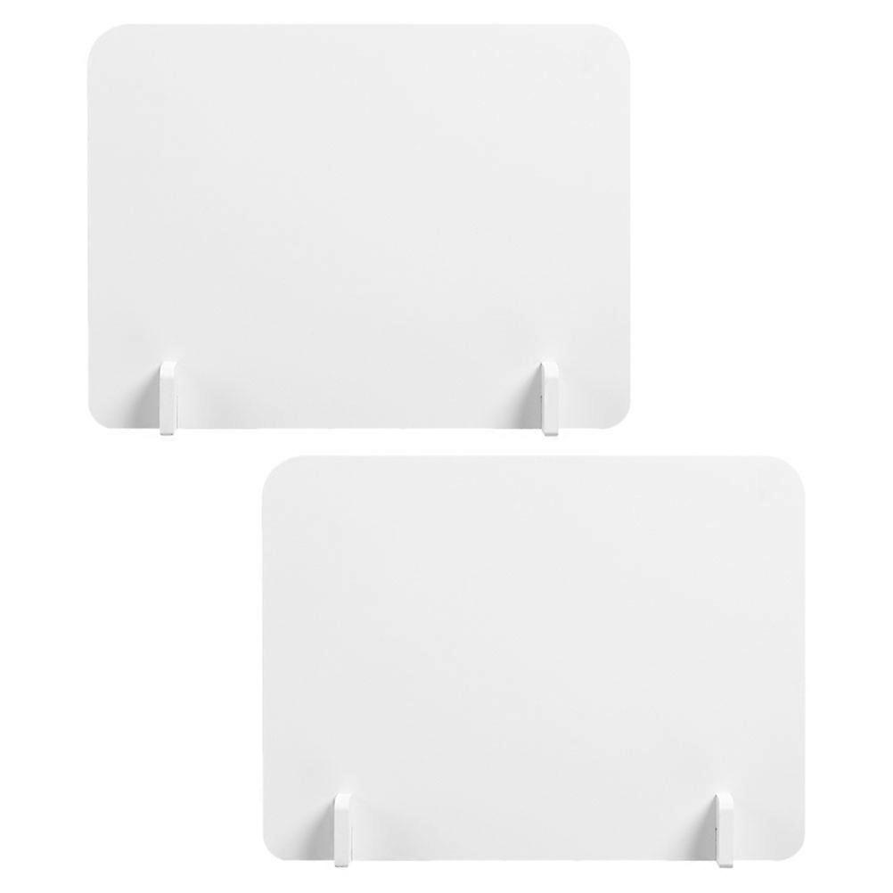 Desk Privacy Screen Set – Modern Design for Office Use, Easy to Clean, Provides and Partition Functionality
