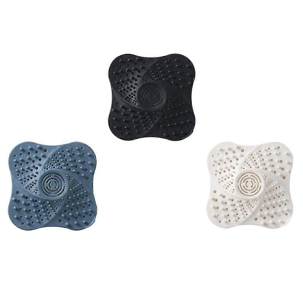 3 stycken golvhandfat avloppsskydd hårpropp duschavloppsskydd hårsilar för badrum badkar hem kök