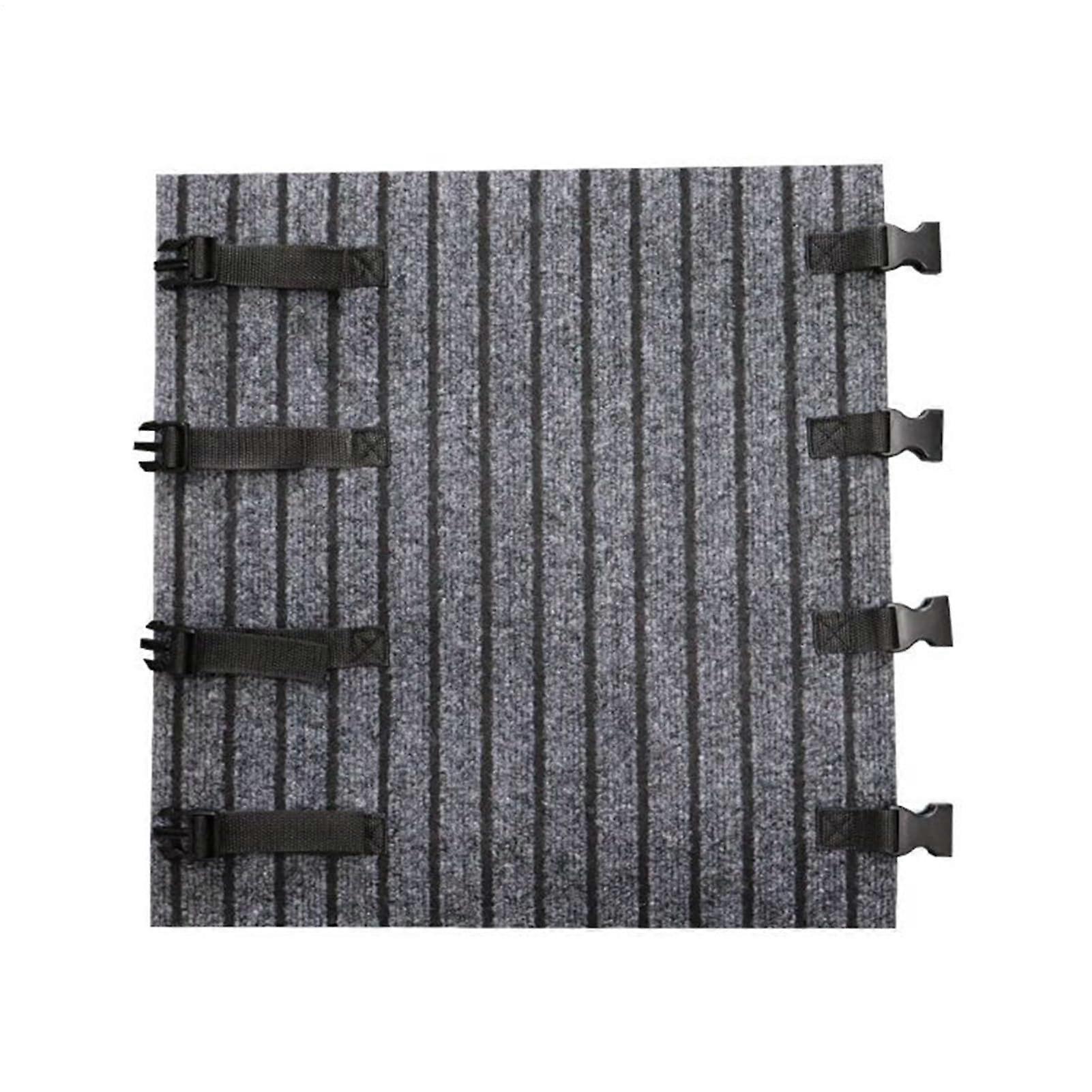 RV Step Mat  Adjustable RV Step Protector with Buckles, Deck Mat Against Dirt for LongTerm Parking Outside on Motorhomes and Trailers