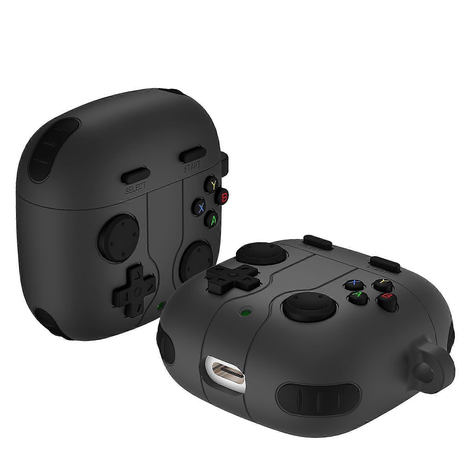 Retro Game Console Style Silicone Earbuds Case