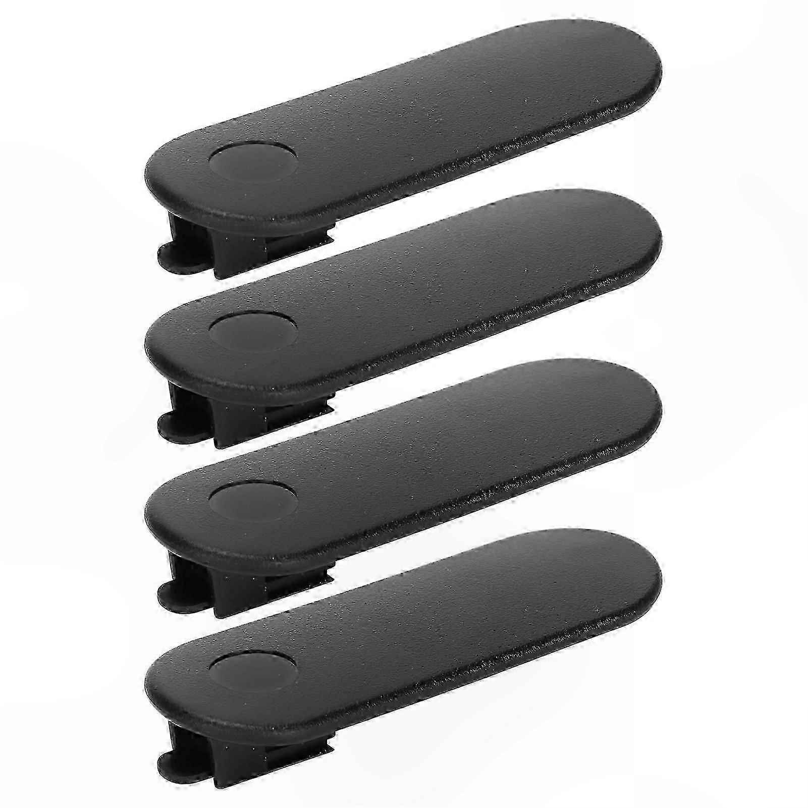 4-Pack Portable Radio Belt Clips for Walkie Talkies, Durable Belt Clip Replacements for Handheld Devices