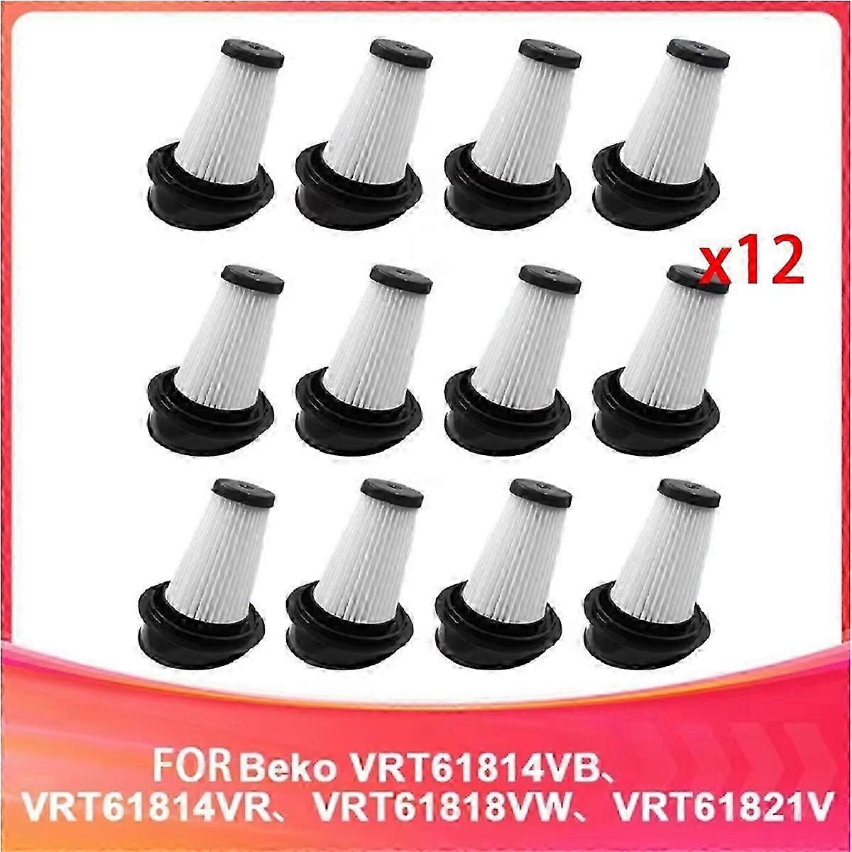 12Pcs Filter Compatible for VRT61814VB, VRT61814VR, VRT61818VW, VRT61821V / VCH9929, VCH9929L/VCH993