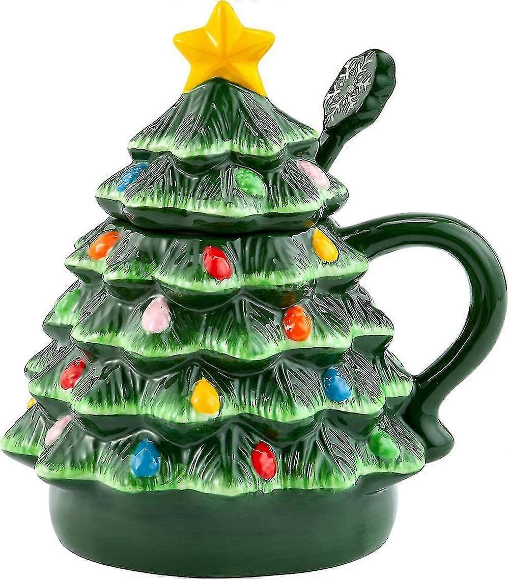 Nostalgic Tree Mug with Lid Spoon