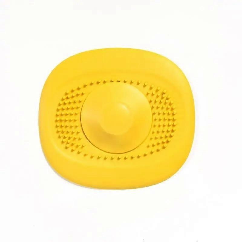 Abflusssieb for Küchenspüle, Durable Kitchen Sink Strainer Plug, Clogging-Resistant, Yellow Color, Fits Standard Sinks