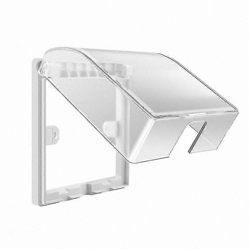 Waterproof Wall Socket Cover for Outdoor Use, Universal 86-Type Switch Protection Box Plate