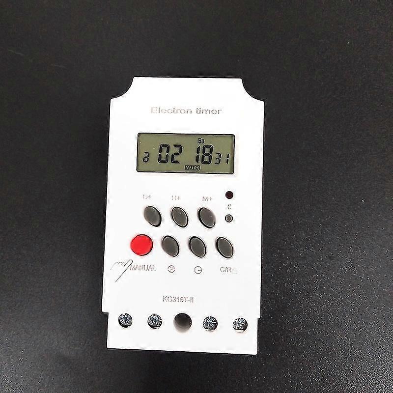 Programmable Digital Timer Switch, 1Min to 168H, 0.5s Precision, Energy-Saving Time Controller for Industrial Use, 220V