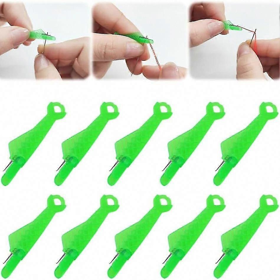 2024 Upgrade Automatic Fish Mouth Sewing Machine Needle Threader, Quick Loop Easy Sewing Needle Threader for Fast Threading