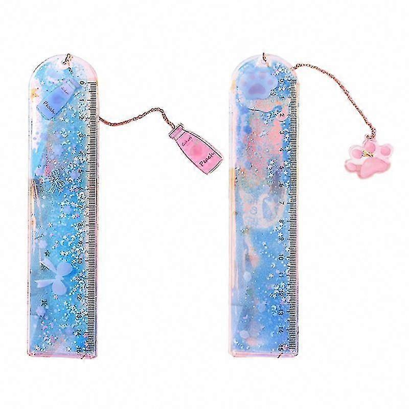2pcs Bookmark Ruler for Reading and Measuring