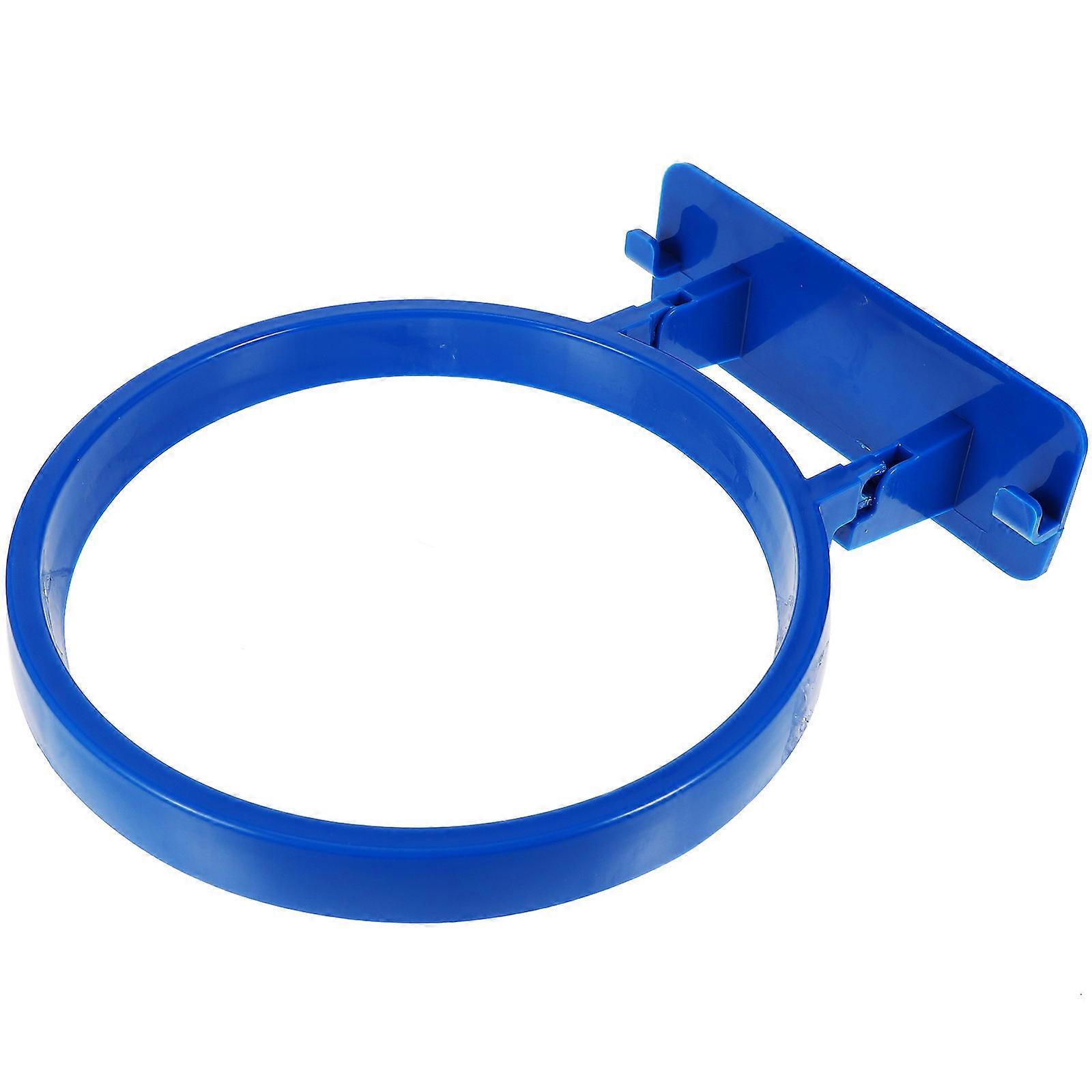 Wall Mount Ball Holder for Display Made of Durable PP Blue Color Fits Basketball and Football Storage Needs