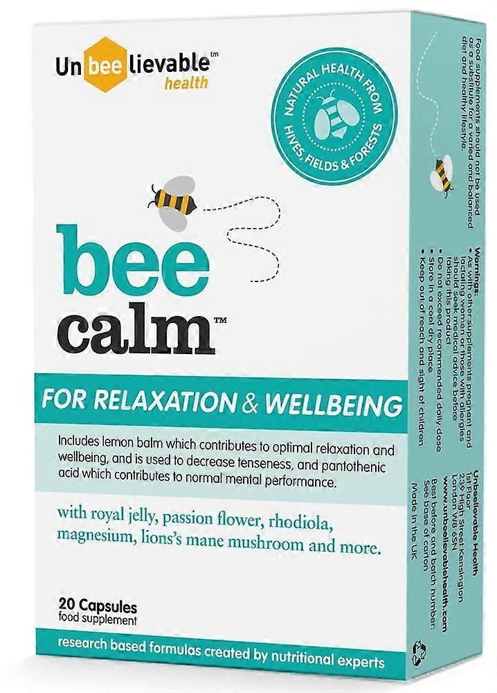 UnBEElievable Health Bee Calm 20 Capsules - 3 Pack