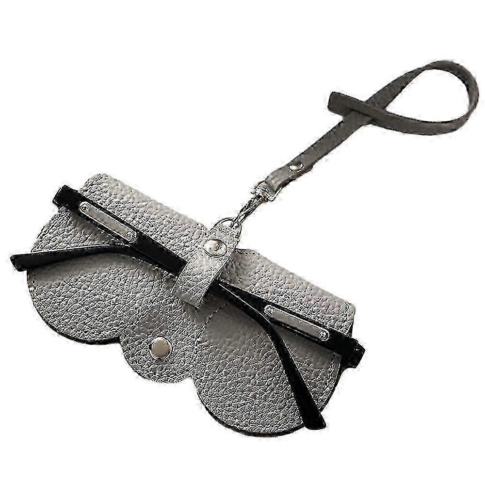 Protective Eyeglasses Storage Bag & Sunglass Case with Holder Box in Gray