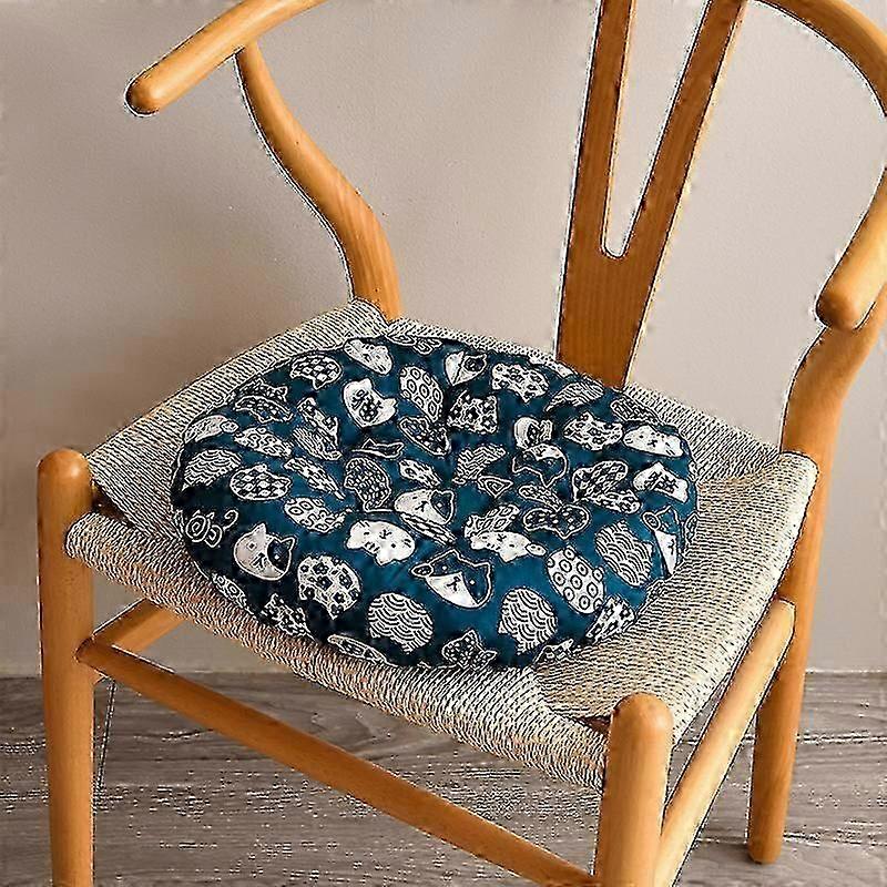 Cushion, thickened circular cushion, dining chair cushion, office and student cushion, cushion, tatami cushion
