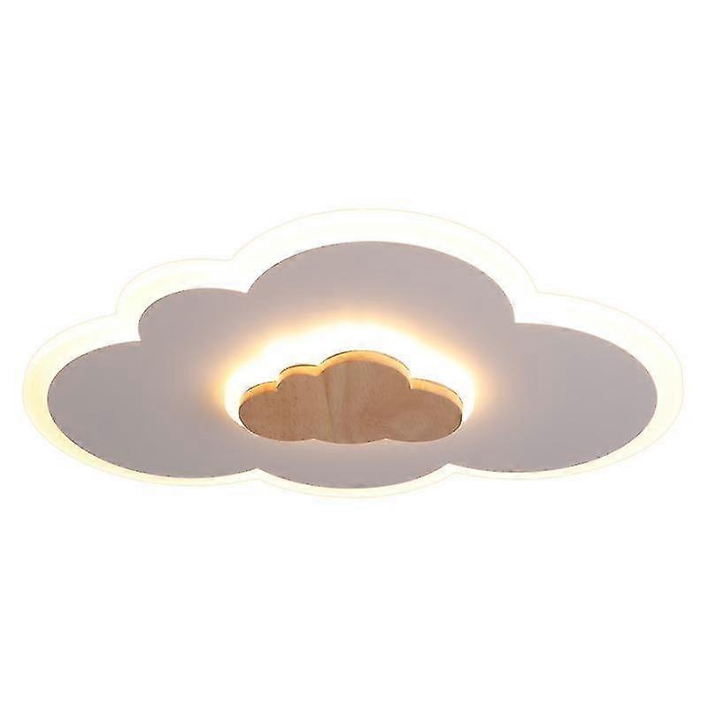 Ultra-Thin Cartoon Cloud Led Flush Mount Ceiling Lamp, Three-Color ...