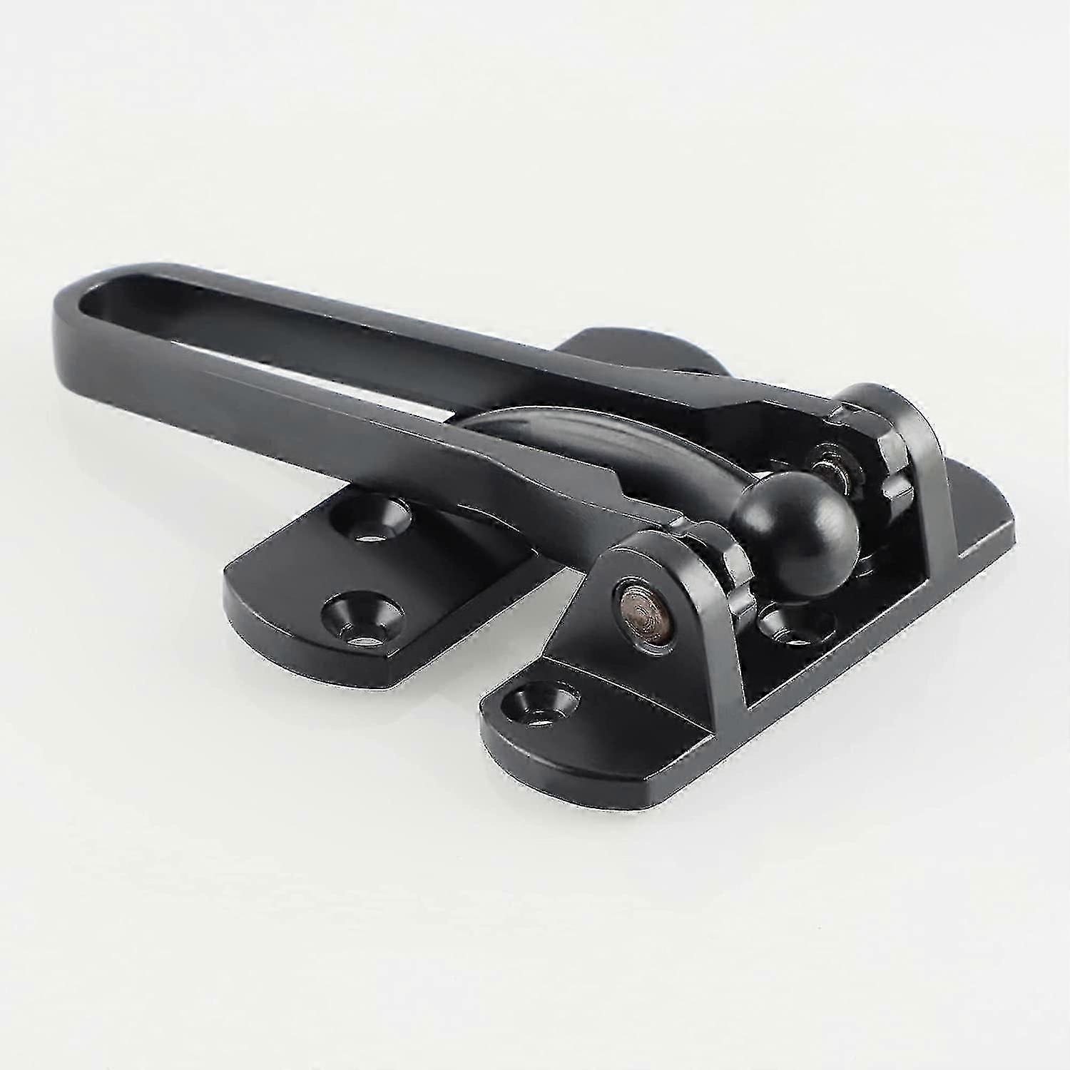 Front door security chain lock with swing bar for enhanced protection