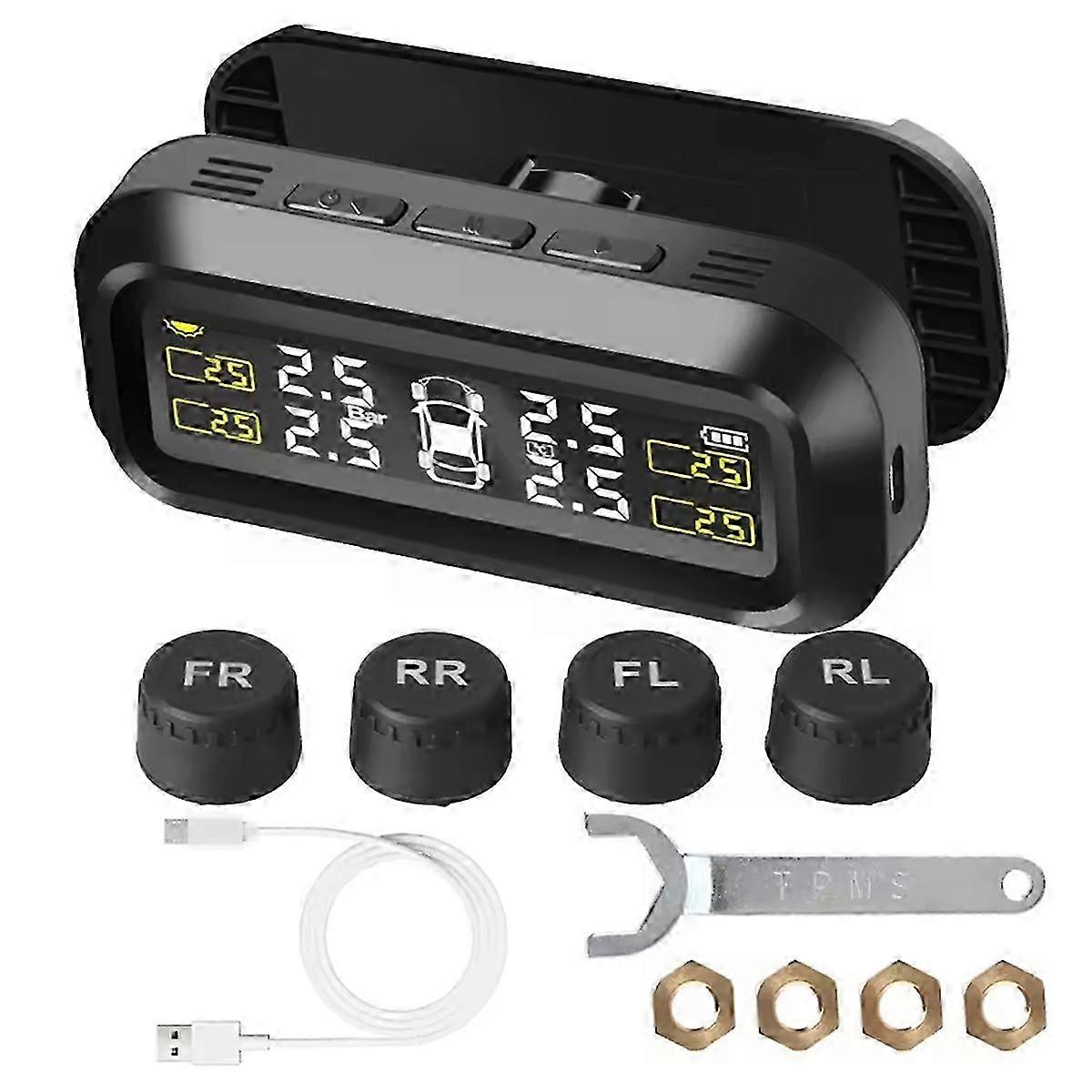 Tire Pressure Monitor System Temperature Warning Fuel Save