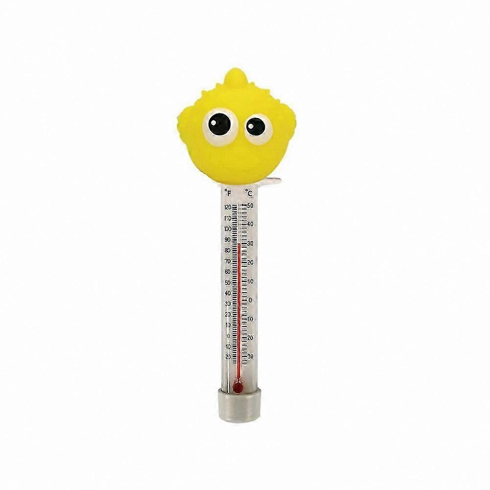 Cartoon Pattern Pool Thermometer for Accurate Water Temperature Measurement in Pools and Spas Portable and Durable Design