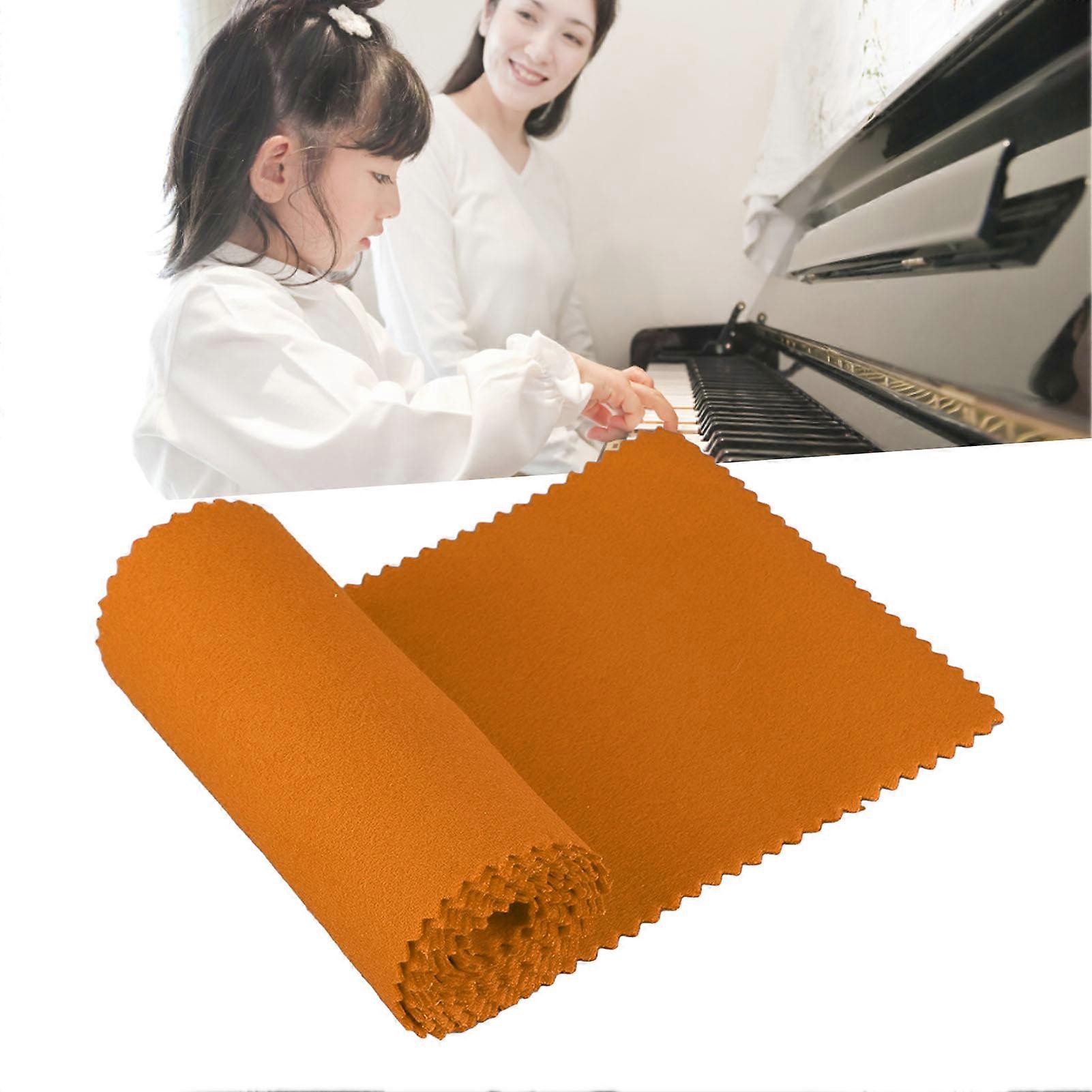 Soft Woolen Dust Cover for 88-Key Electronic Keyboard Khaki