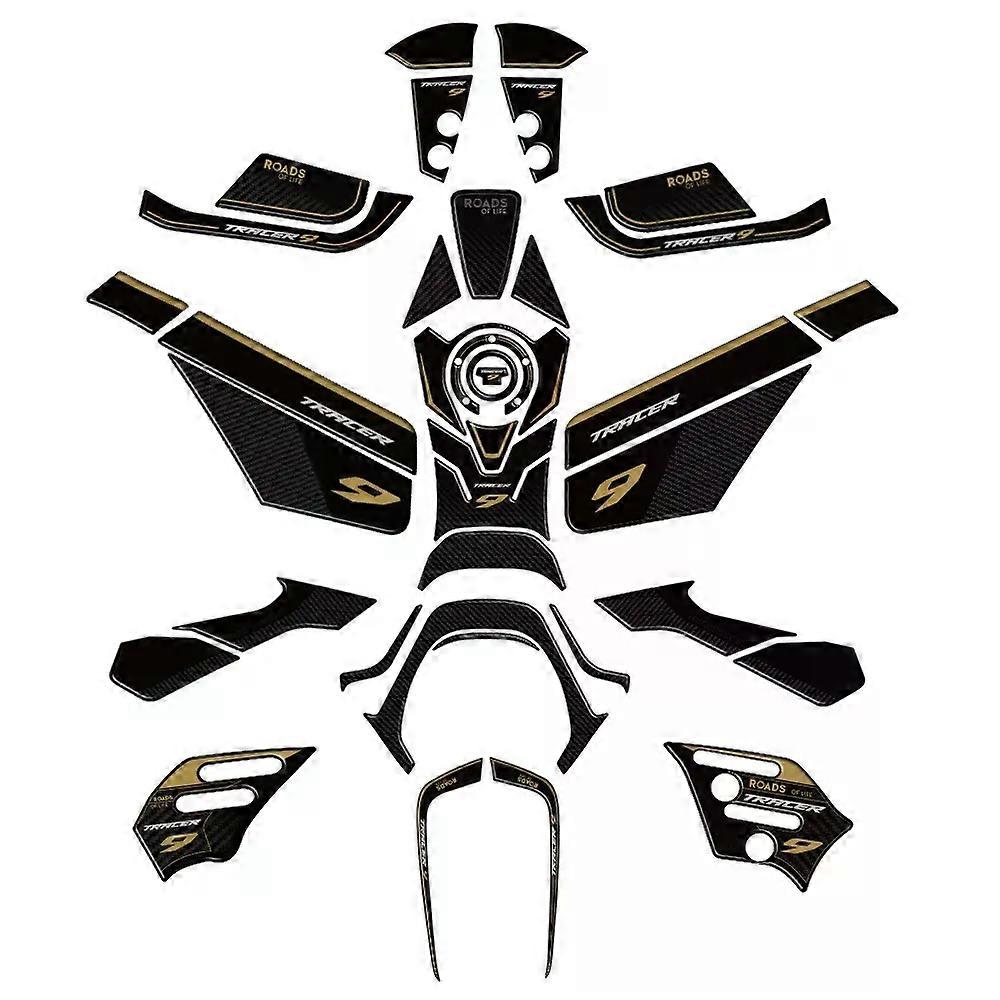unique For Ymaha Tracer 9 Tracer 9 GT Tracer 9 GT + 2021-2023 Motorcycle 3D Gel Protection System Full Fairing Sticker Protection Kit