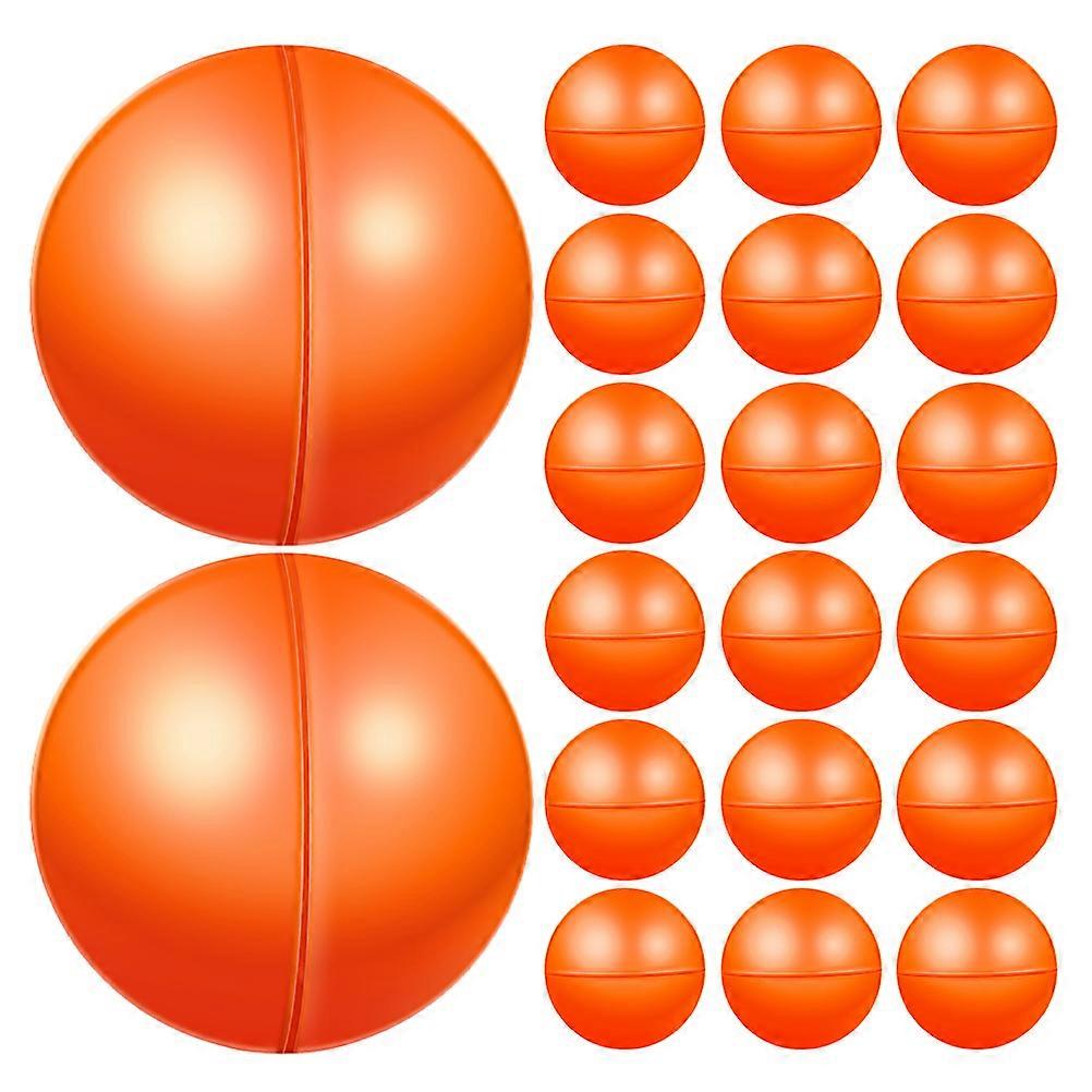 Openable Balls for Party Raffle Games Plastic PVC Orange Decor 36pcs