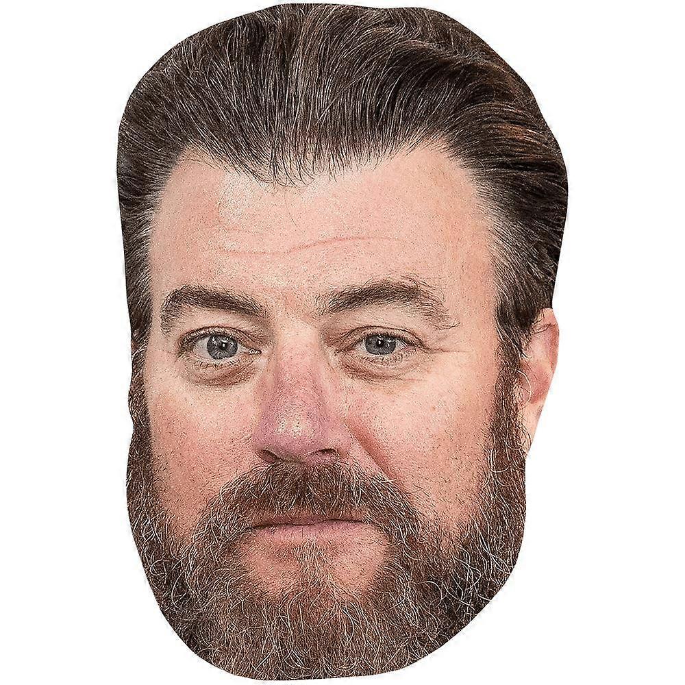 Robb Wells (Beard) Celebrity Mask, Flat Card Face