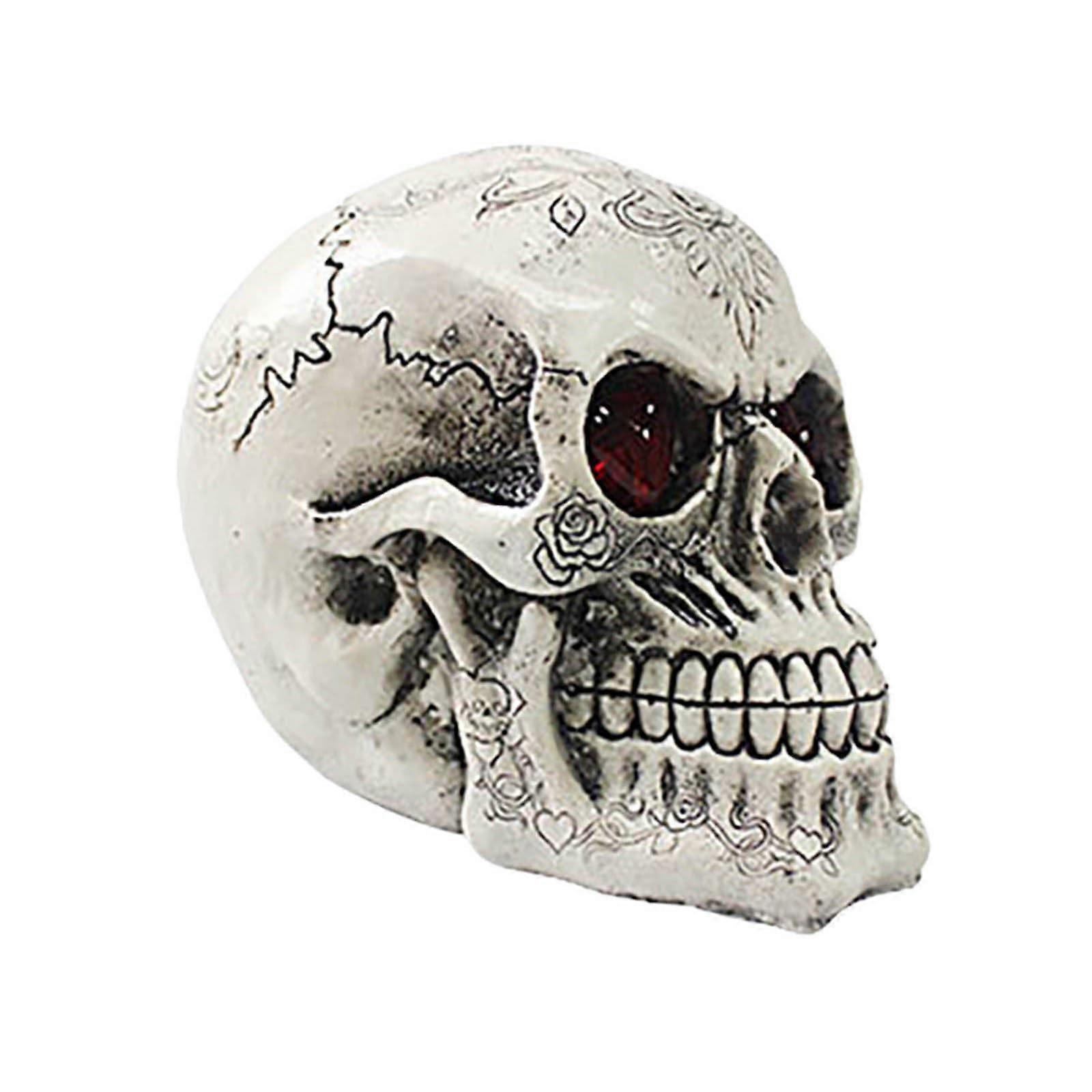 Halloween LED Light Up Resin Statue Size 18 x 14 x 13 cm, Color C, Glowing Eye Night Light, Table Decor