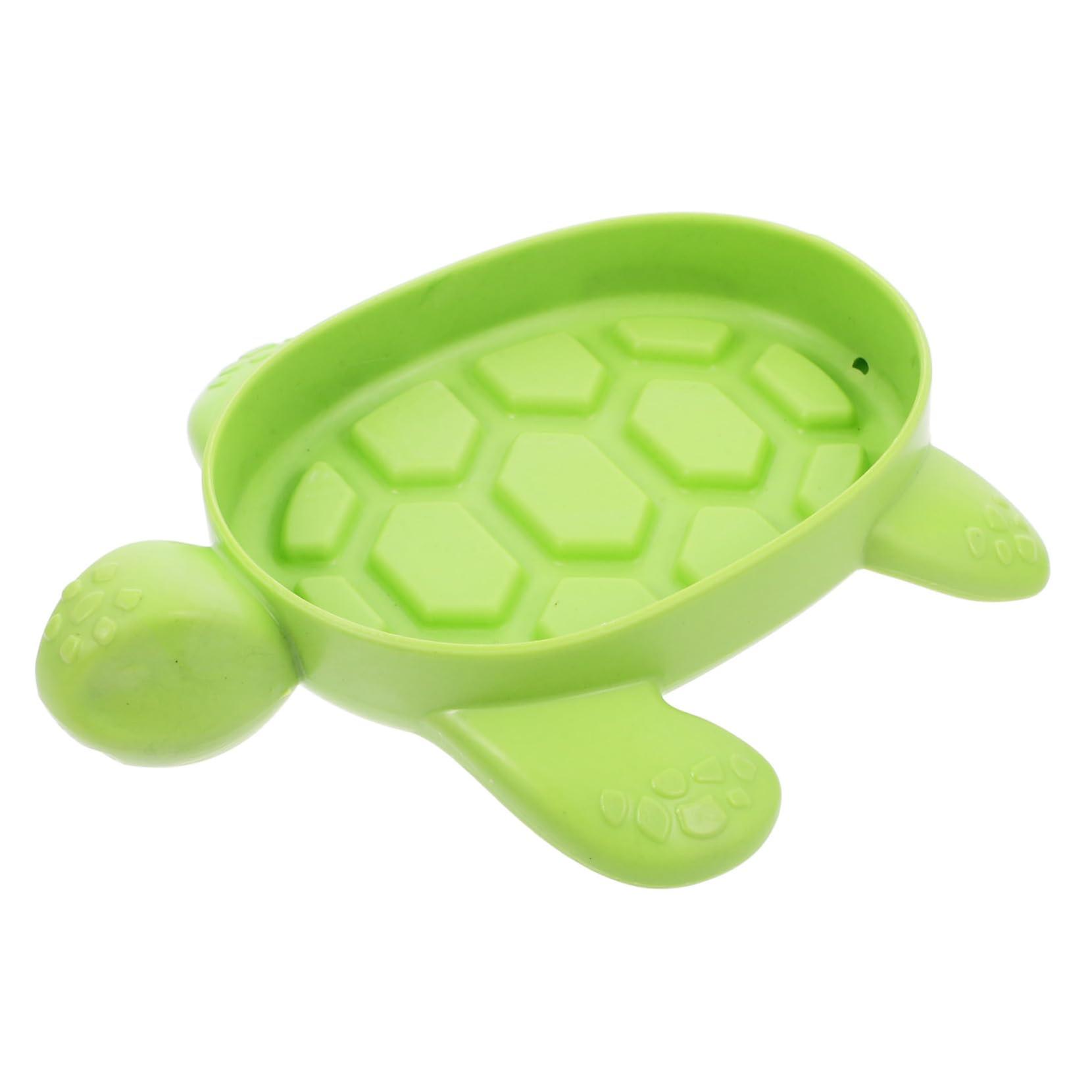 Turtle Soap Dish Drainage Design For Bathroom Sponge Holder, Compact Portable Soap Box