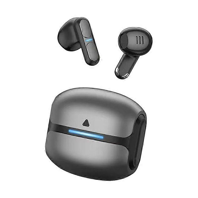 Bluetooth Headset V5.3 Universal LED Stereo Wireless Function Game Mode Music Selection(Black)